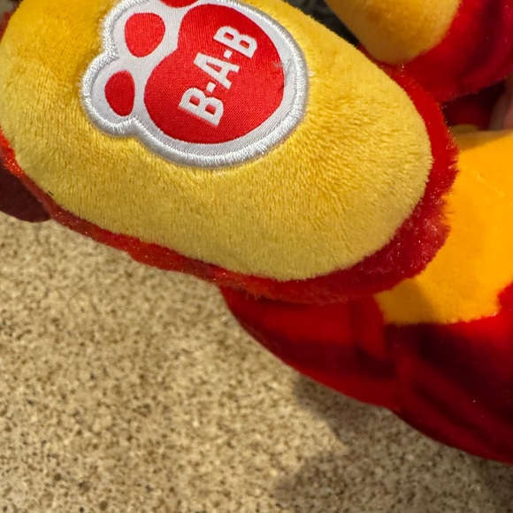 Red Raptor Dinosaur Plush Build-A-Bear - Picture 2 of 5